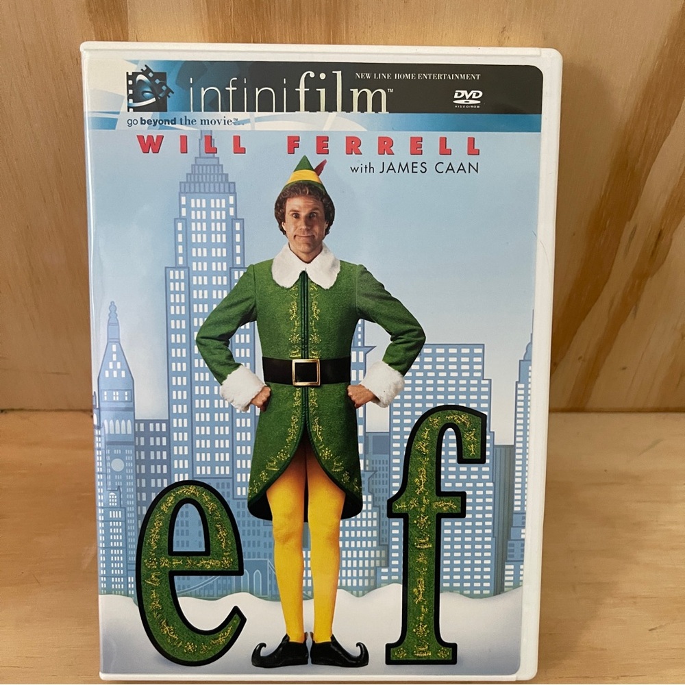 Elf 2 Disc Set DVD with Will Ferrell Vintage 2002 Packaging